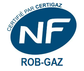 ROBINET TOURNANT SPHERIQUE GAZ F/F 1"1/4 PASSAGE TOTAL / 5 BAR NF078 ROB563