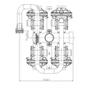 BATTERIE DETENTE BBCH130 SH /300MBAR S300 VERSION EQUERRE 4XBCH30 NF404 REG627