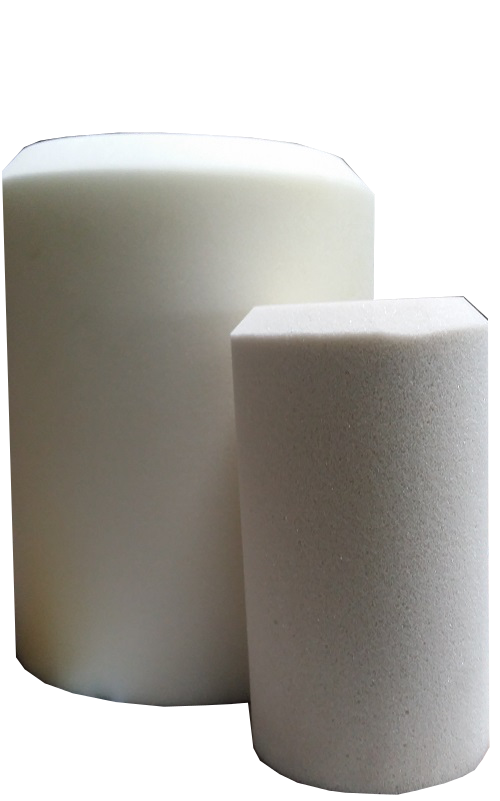 OBUS MOUSSE POLYETHER PE90 CAL80 DENSITE 30 D90 X L140MM