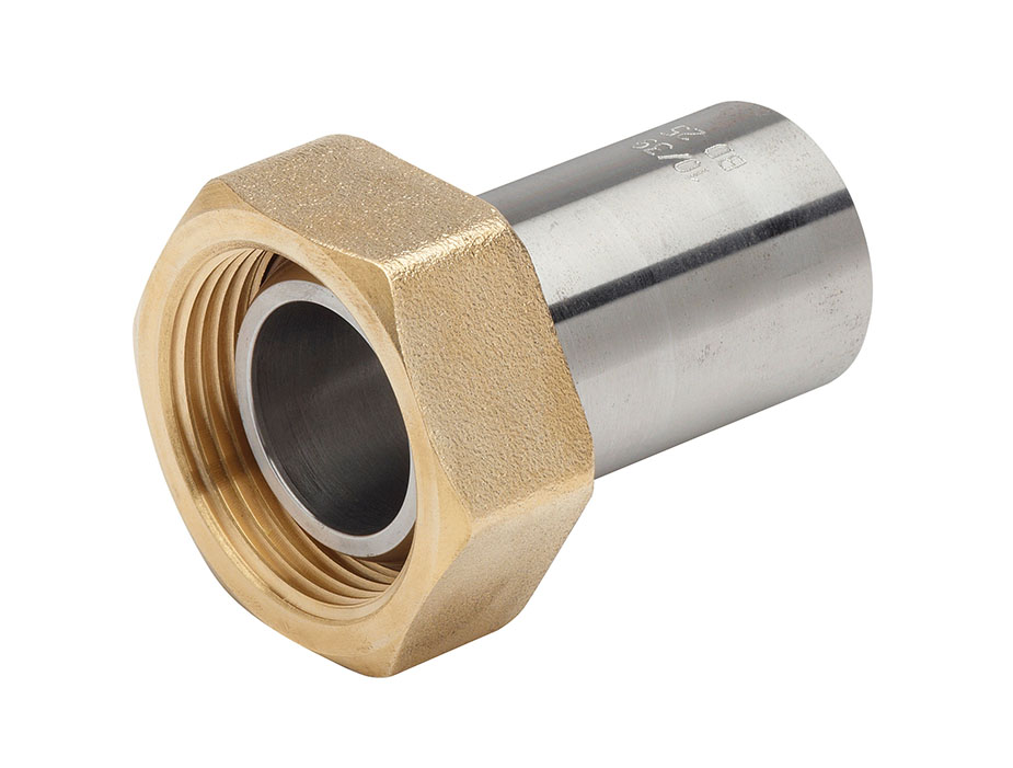 RACCORD 2 PIECES JSC DN  20 ECROU 1"-AC26,9 NF540