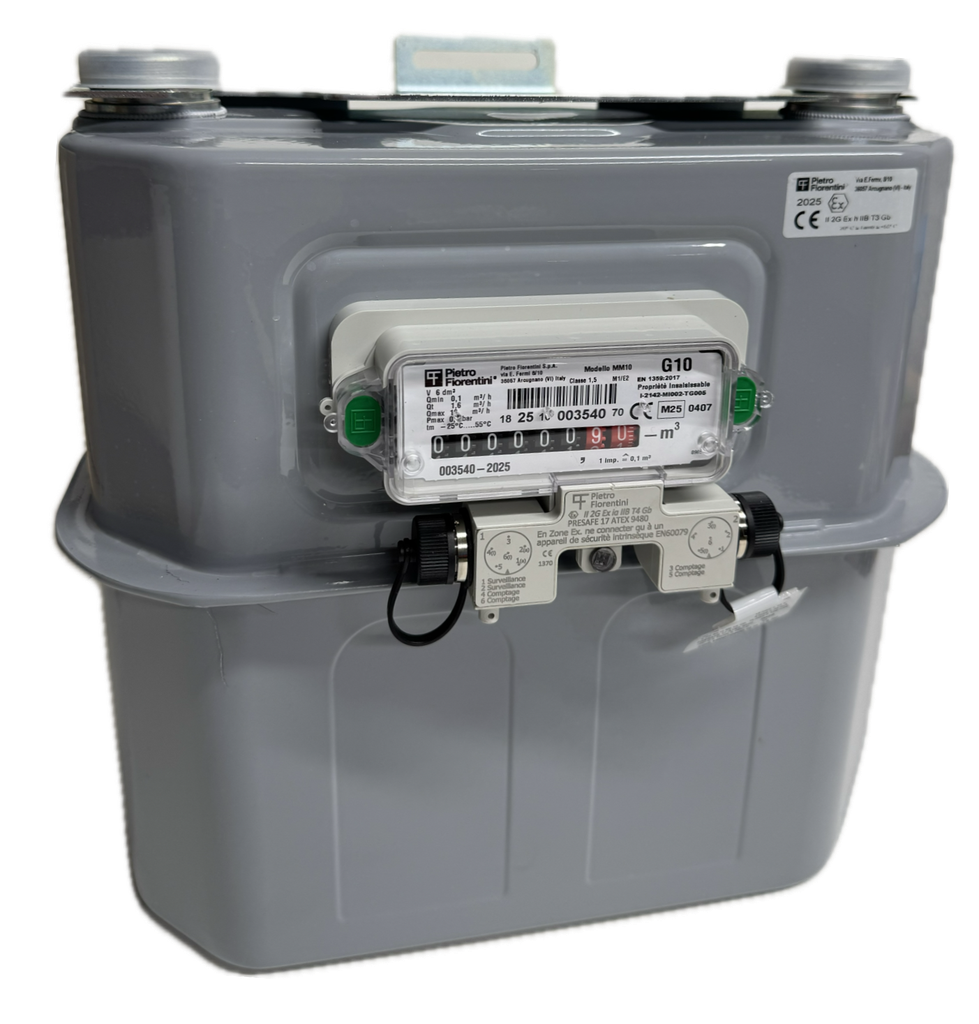 COMPTEUR MEMBRANE G10 CE MID 16M3/H(N) 500MB M/M JPC 10/32 ENT250 BF 4121012 COMPT004 §