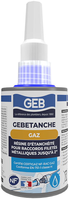 RESINE D'ETANCHEITE ANAEROBIE  POUR RACCORD FILETE GAZ NF540 75ML §