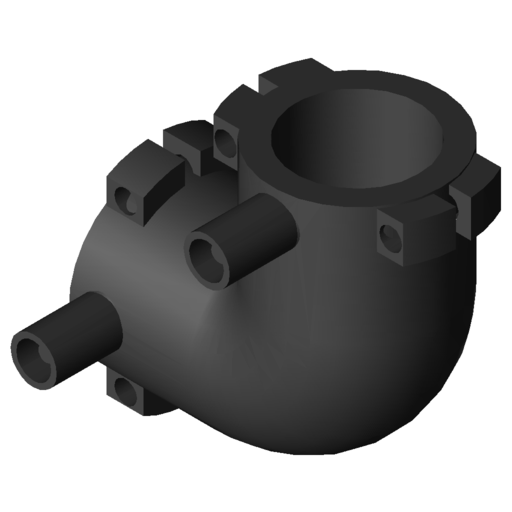 COUDE 90° MONOBLOC D32 F/F NF136 - 8022242 CF032090 §