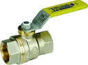 ROBINET TOURNANT SPHERIQUE GAZ F/F 3/4" PASSAGE TOTAL / 5 BAR NF078 ROB561 §