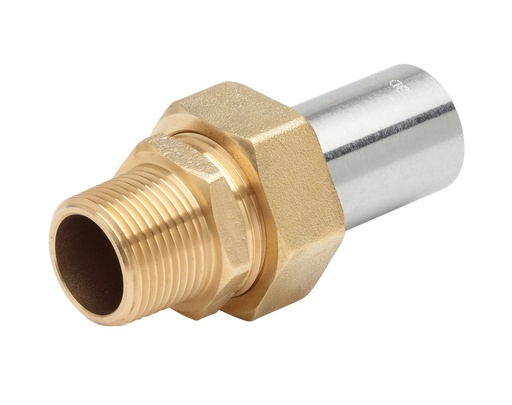 [BAN0075221] RACCORD 3 PIECES CAL15 M1/2" AC21.3 CONIQUE 6.25% RAC310 §