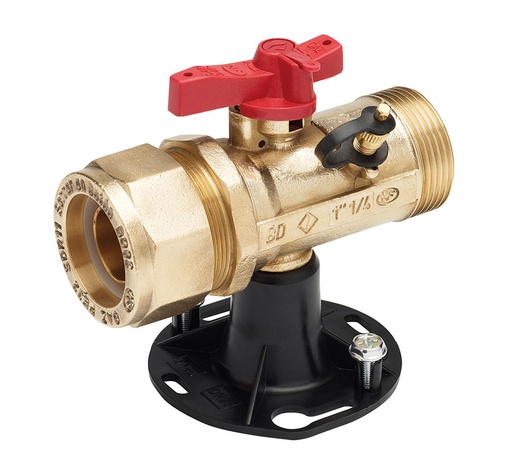 [BAN09135132] ROBINET GRDF TYPE E1A JSC DN32 M1"1/2-PE40 SOC+PR.ESS NF078 ROE263 8403096