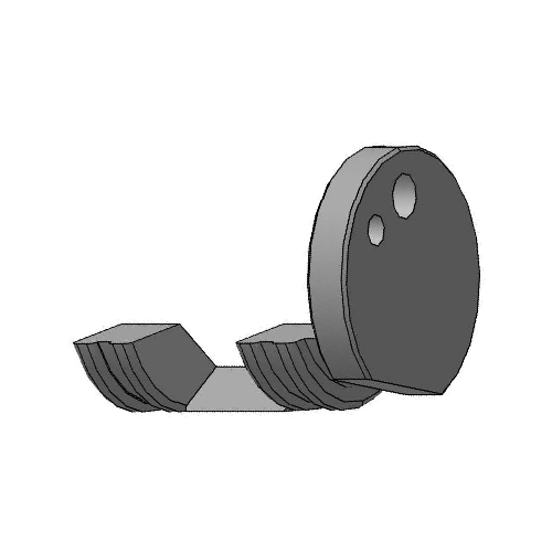 [EXCRDFLA00241] LAME GRATTEUR PE160 POUR HELIPE 160 LAMEGRAT160