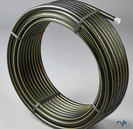 [ELY18648] TUBE PEHD 100 GAZ Ø63 MOP10 SDR11 EP5.8MM NF114 COURONNE 50M 8010071 TUGC063 §