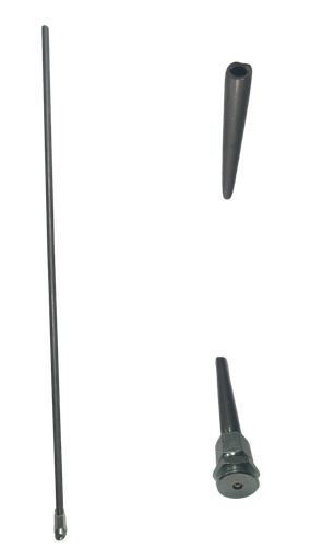 [SYNALL.GR2] RALLONGE GRAISSEUR FIXE 1M D14mm AVEC MANCHON ET TETE GEANTE §